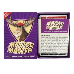 English Moose Master Card Game Casual Party Board Deck Crazy Party Game For All Ages