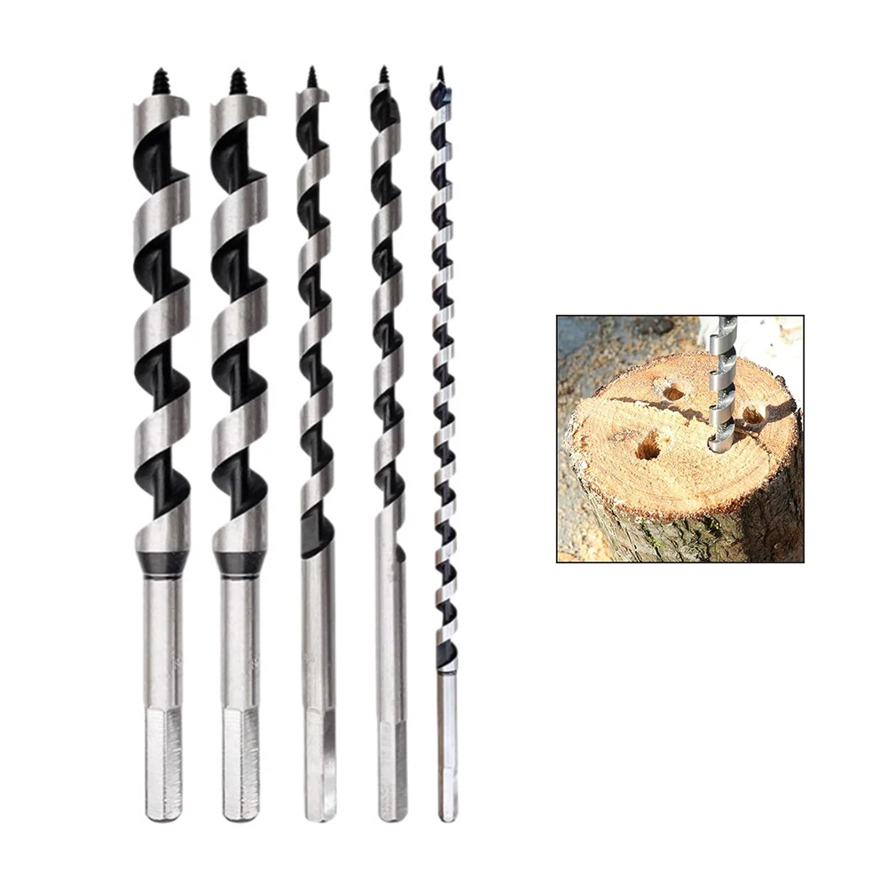 1PC 230mm 300mm 350mm 460mm HSS Twist Drill Bits 6mm-25mm Metal Steel Center Drill for Wood Door Lock Reaming Woodworking Tools