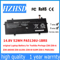 14.8V 52WH PA5136U-1BRS original Laptop Battery For Toshiba Portege Z30 Z30-A Z30-AK04S Z30-A1301 Z30-B K10M Z30-C PA5136U