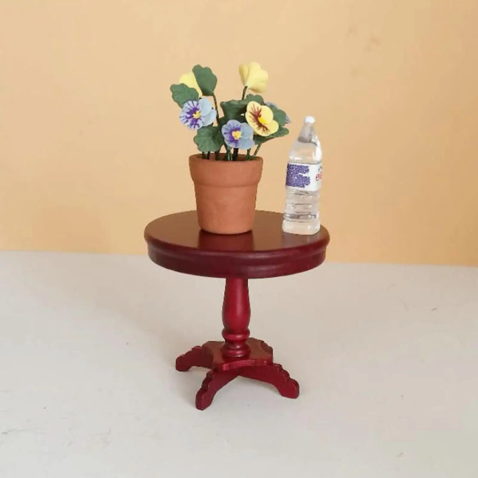 

1 12 Scale Dollhouse Desk Miniature Furniture Unpainted Birch Table Decor Dolls House Accessories for Living Room