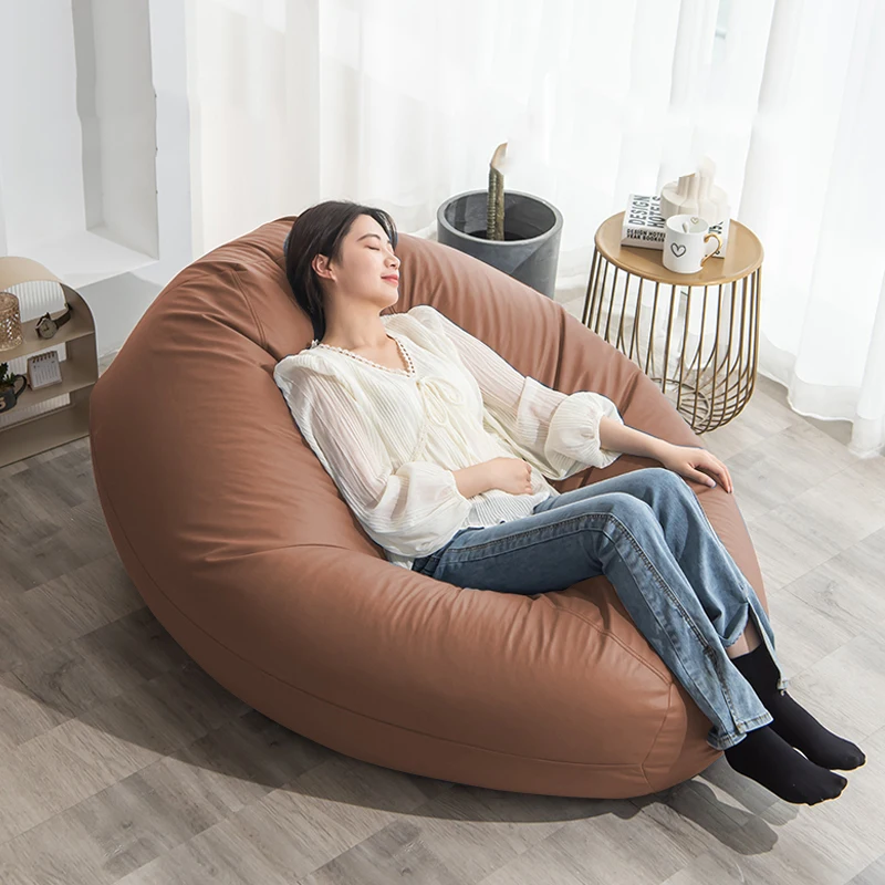 Couch Poof Lazy Sofas Bean Bag Single Bedroom Bean Bag Tatami Sitting Salas Y Sofas Muebles Living Room Furniture LQQ35XP