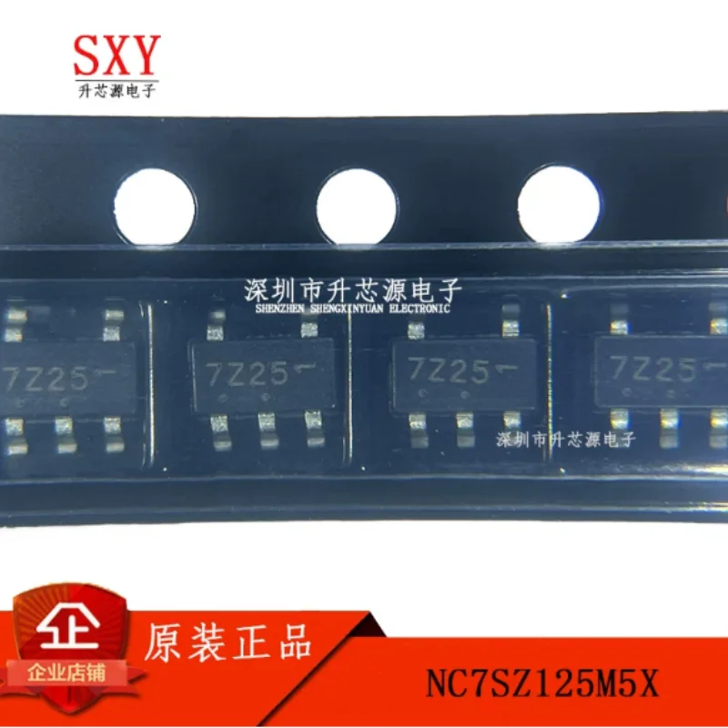 Original NC7SZ125M5X NC7SZ125P5X/L6X silk screen 7Z25 three state output buffer chip
