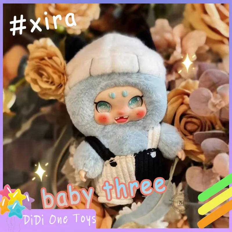 In Stock Baby Three Xira Everything Is Complete Series Blind Box Kawaii Pendant Doll Fashion Play Mystery Box Toy For Kids Gift