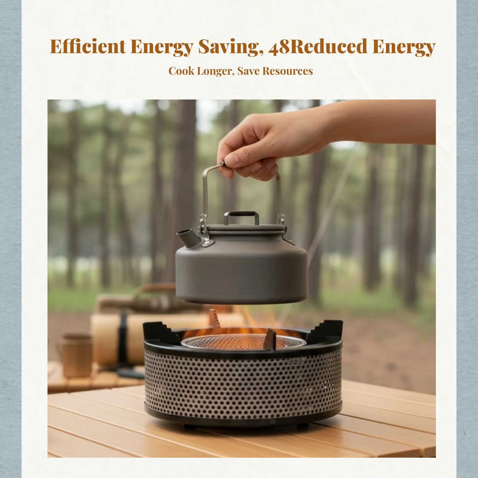 

Outdoor Portable Stove, Butane Gas, Camping, Boiling Water
