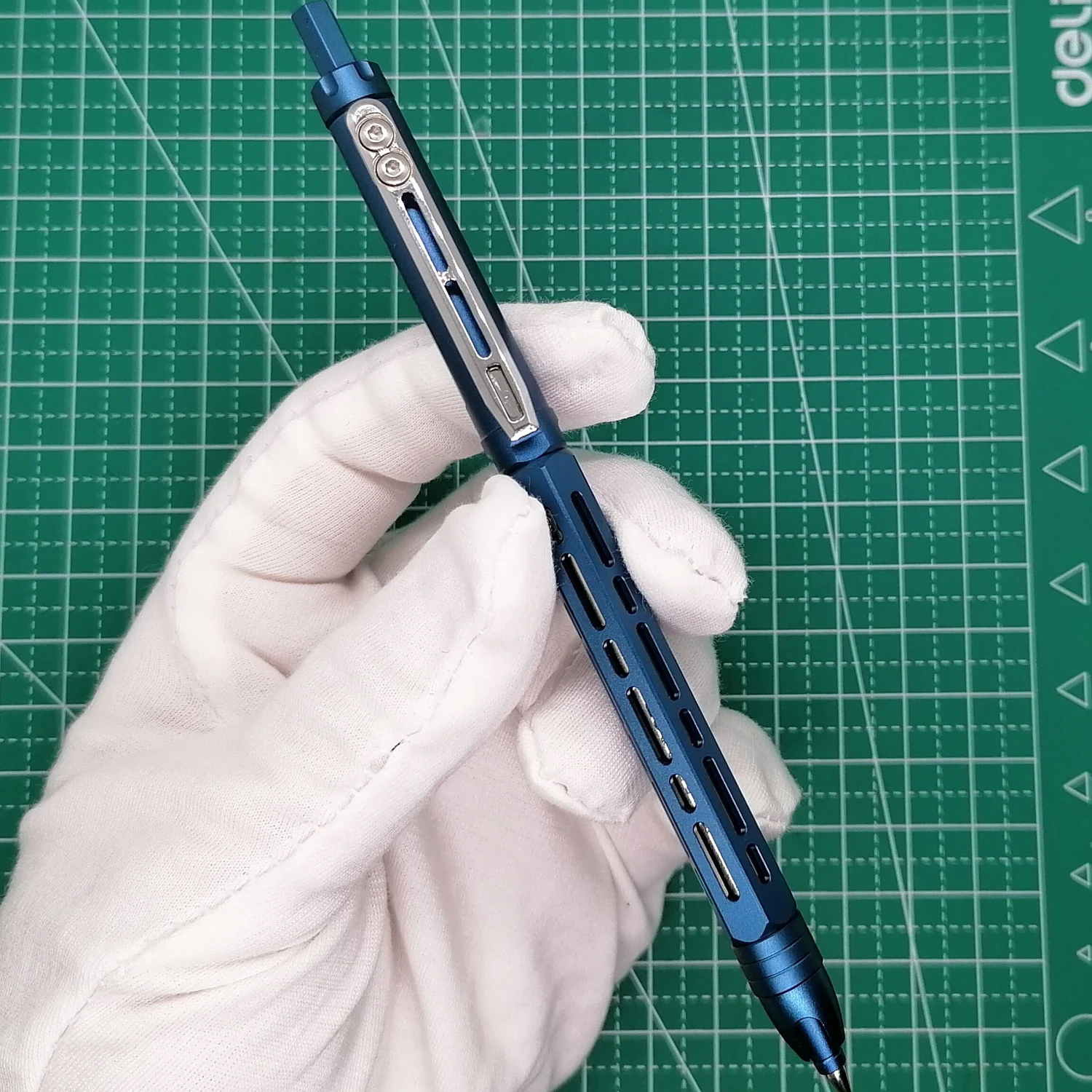 1 Piece Titaner Aluminum Alloy CNC Machined Mechanical Pencils with Sheath 0.5mm Mechanism Pencil