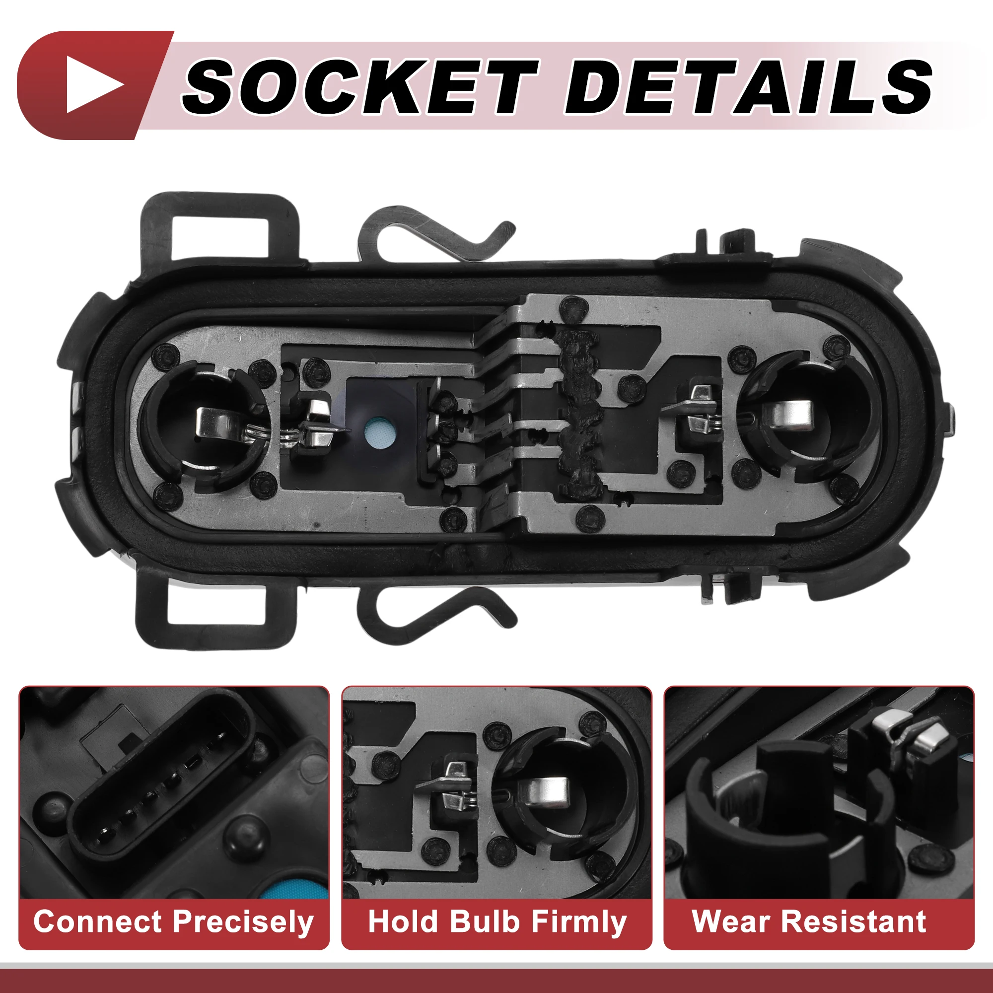 X Autohaux 1 قطعة مقبس الإضاءة لسيارات BMW X1 sDrive28i xDrive28i 2.0L L4 الغاز رقم 63217456407 #4