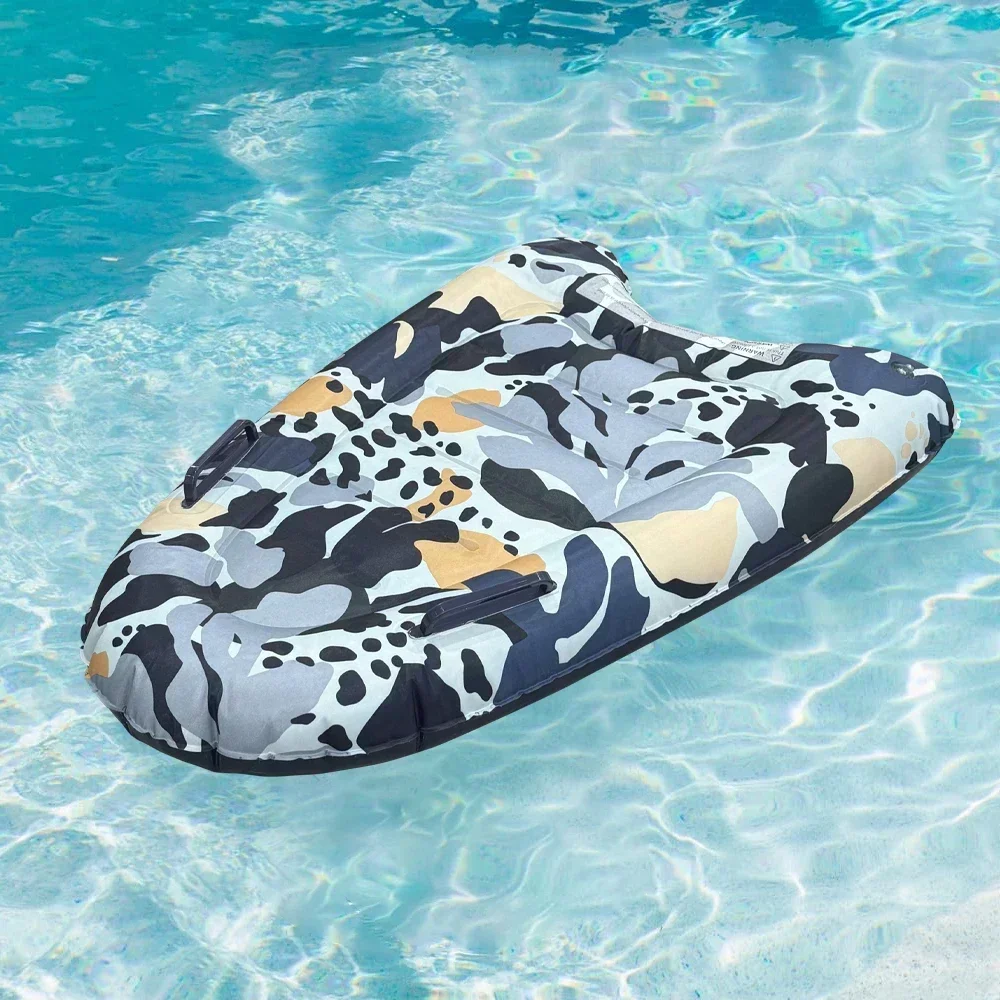 1 PC หนา PVC Inflatable กระดานโต้คลื่นสําหรับว่ายน้ําและท่องทะเลแบบพกพาสกีน้ํา BOARD เหมาะสําหรับสระว่ายน้ําชายหาดวันหยุด