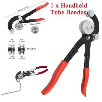 1pc Manual Pipe Bender Heavy Duty Tube Bending Machine3/16",1/4",5/16",3/8" Pipe Bender Tools Pipe Bending Machine