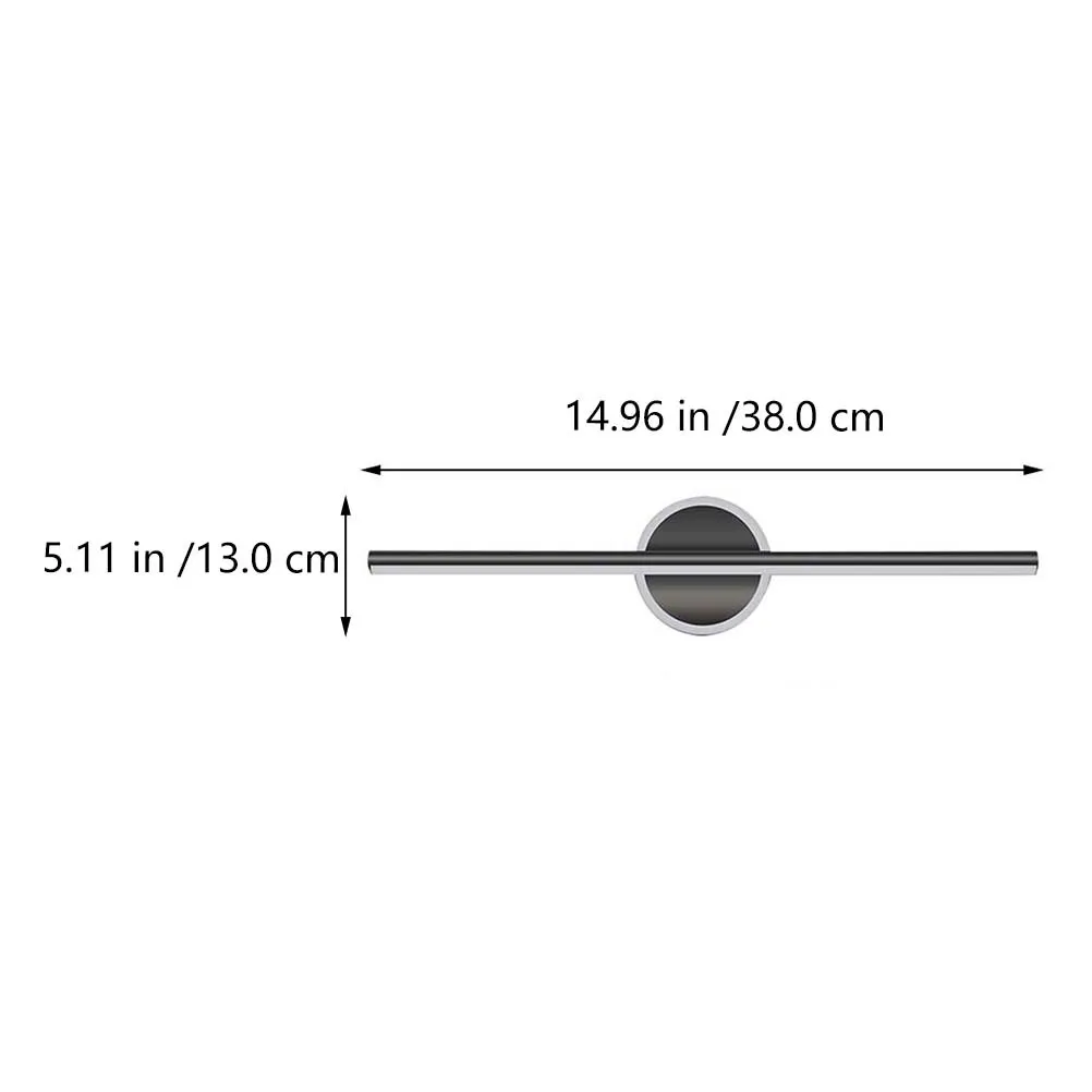 1Pcs LED Mirror Front Lamp Simple Style Bathroom Light Gentle Glow Home Mirror Makeup Light Modern Design Simple Bathroom Lamp