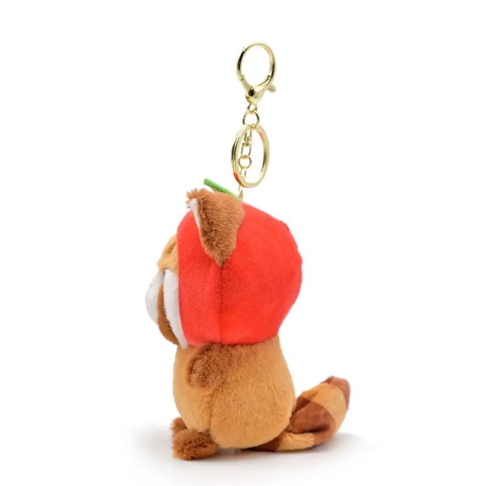 Cartoon Red Panda Pendant Multicolor Drop Ornament Little Raccoon Plush Doll Car Ornament Hanging Decoration Keychain Fox Doll