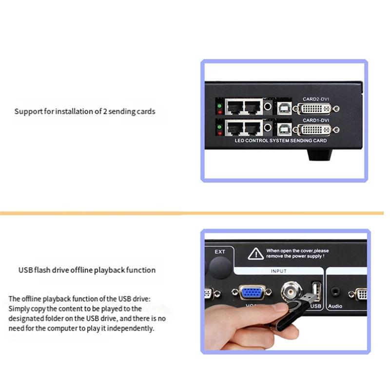 

Для систем Novastar Linsn, совместимый светодиодный видеостенный процессор AMS-MVP300 для рекламных светодиодных дисплеев