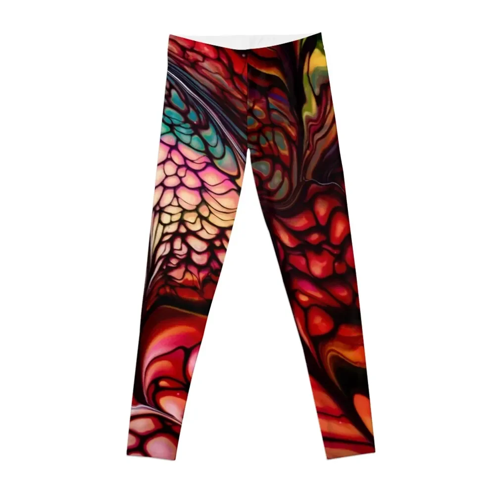 

Luscious Red Leggings sports for push up for physical Womens Leggings