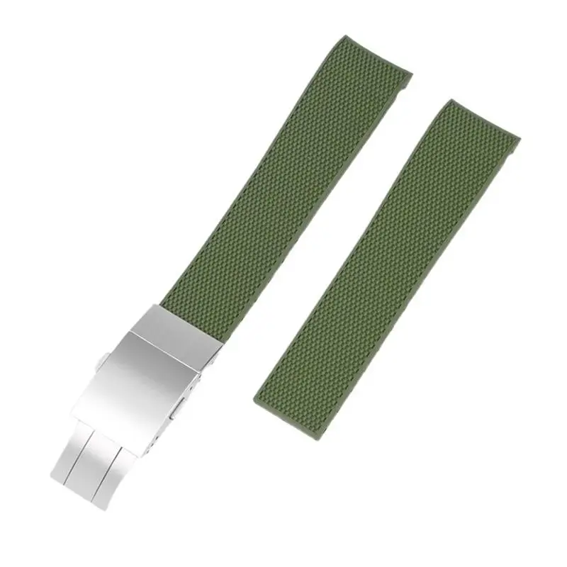 

HAODEE For Longines Watch Strap For Longines Hydroconquest L3.742 642 Fluorosilicone WatchBands