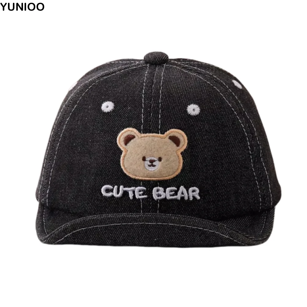

Cartoon Bear Baby Baseball Hat Adjustable Breathable Toddler Peaked Cap Cute Comfortable Children Sports Hats Travel