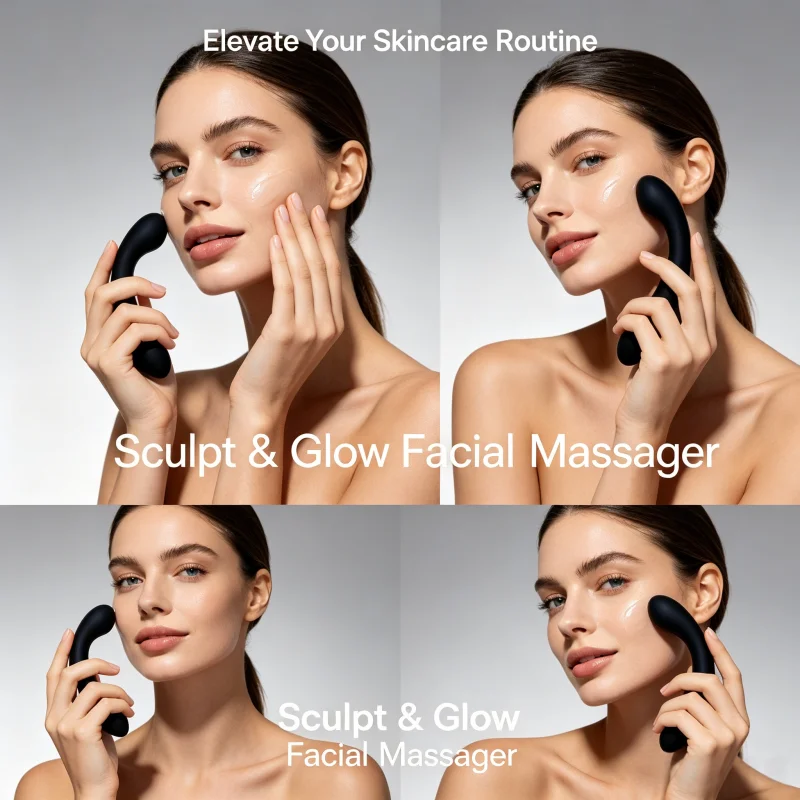 Легкий ручной силиконовый масс – обзор и цена Face Massager