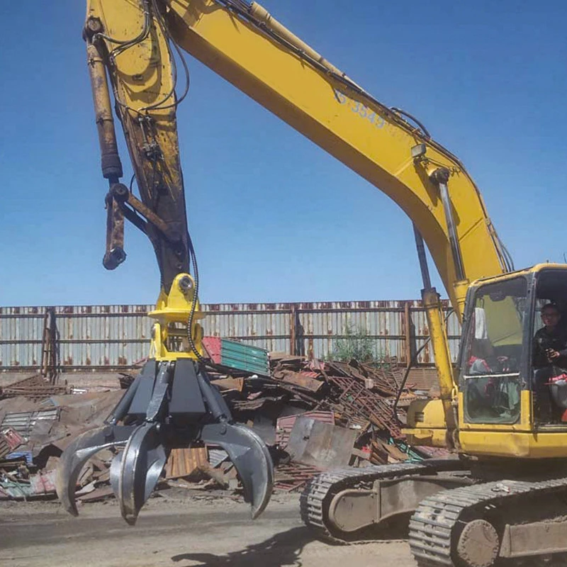 Sistem Pengunci Otomatis Excavator Fast-Attach Plum Blossom Grab, Peralatan Sewa