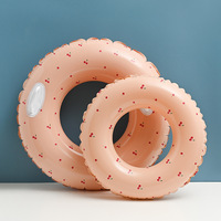 Rooxin Adult Swim Ring Pool Float For Adult Kid Swim Tube Thickened Inflatable Swimming Ring Tube Water Park Swimming Circle