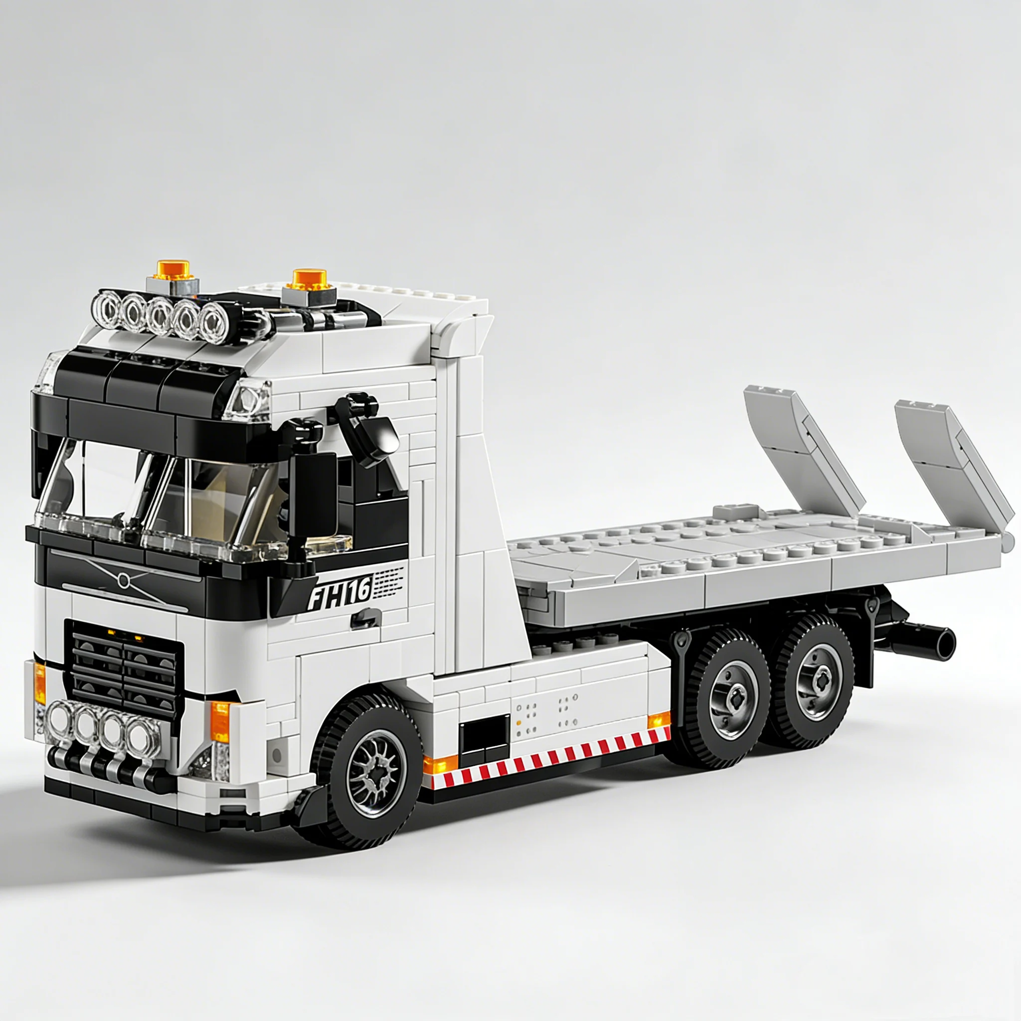 

Конструктор City Series FH16: Модель спасательного автомобиля для мальчиков, набор из 8 машинок с грузовиком-транспортером