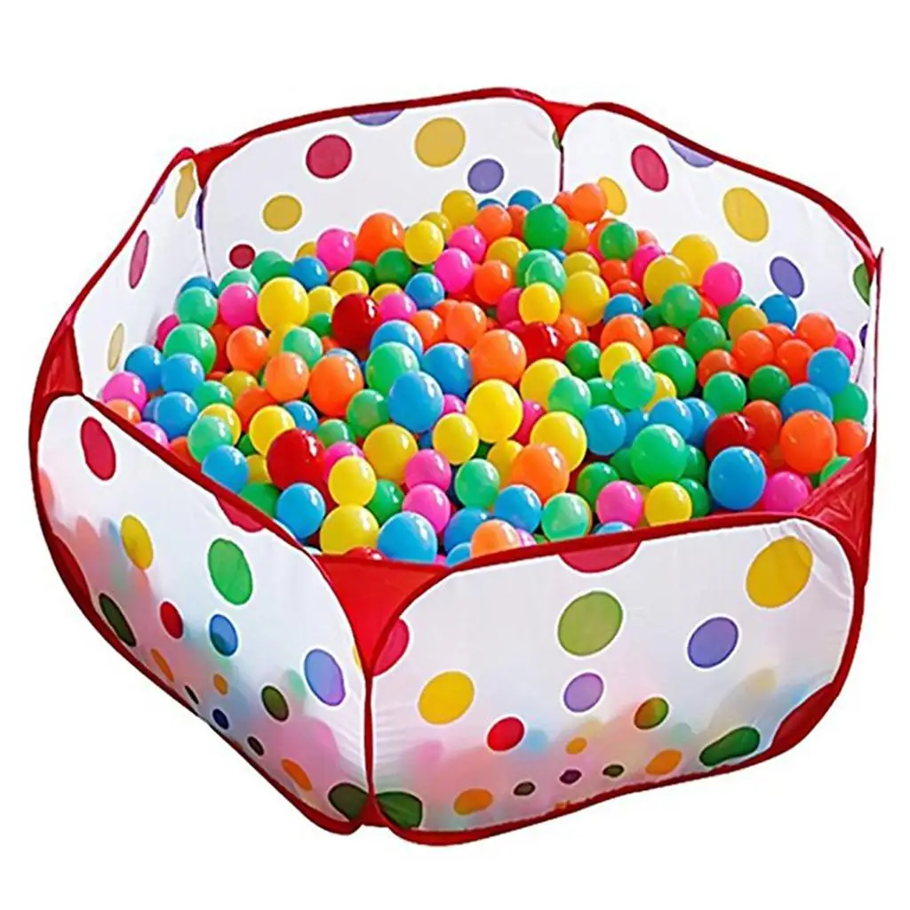 Tienda de juegos plegable, parque infantil portátil, piscina, vivero, parque infantil, juguete deportivo para niños pequeños, interior y exterior, 120CM/ 47'' #   Punto
