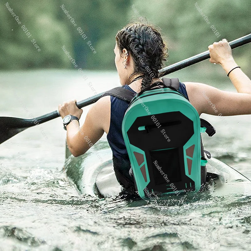 Waterproof Backpack Outdoor Mountaineering Hiking Airtight Riding Swimming Cross-border Custom Casual TPU Rafting Backpack
