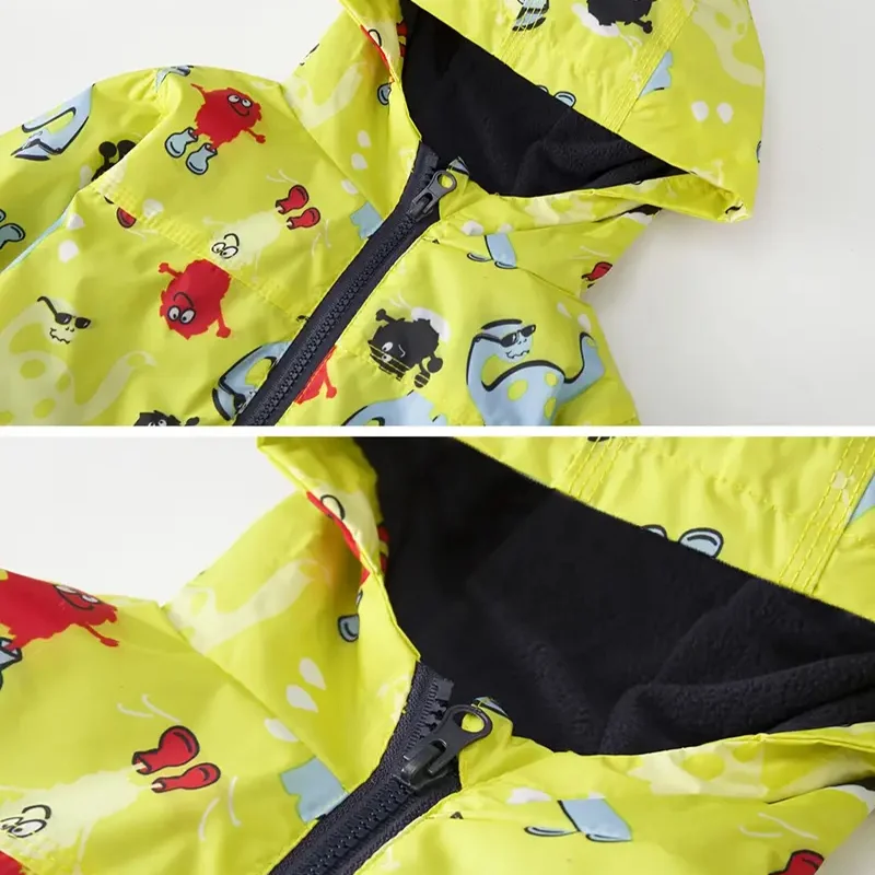 طفل بنين بنات معطف واق من المطر كم طويل مقنع سترة ديناصور معطف مقاوم للماء مع السراويل دعوى الاطفال سترة واقية ملابس خارجية غير رسمية