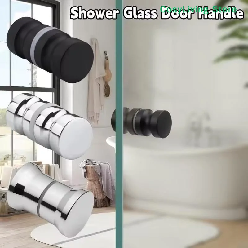 Furniture Hardware Supply - [CL] Stilvoller Duschglas-Türgriff, Schiebetürgriff für Duschtüren,