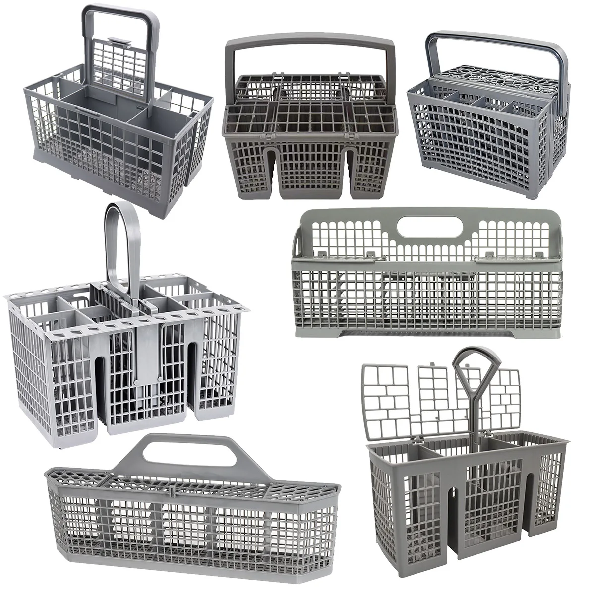 Cesto para Lava-Louças, Suporte para Garfos e Talheres, Compatível com Bosch, KitchenAid, Kenmore, Maytag