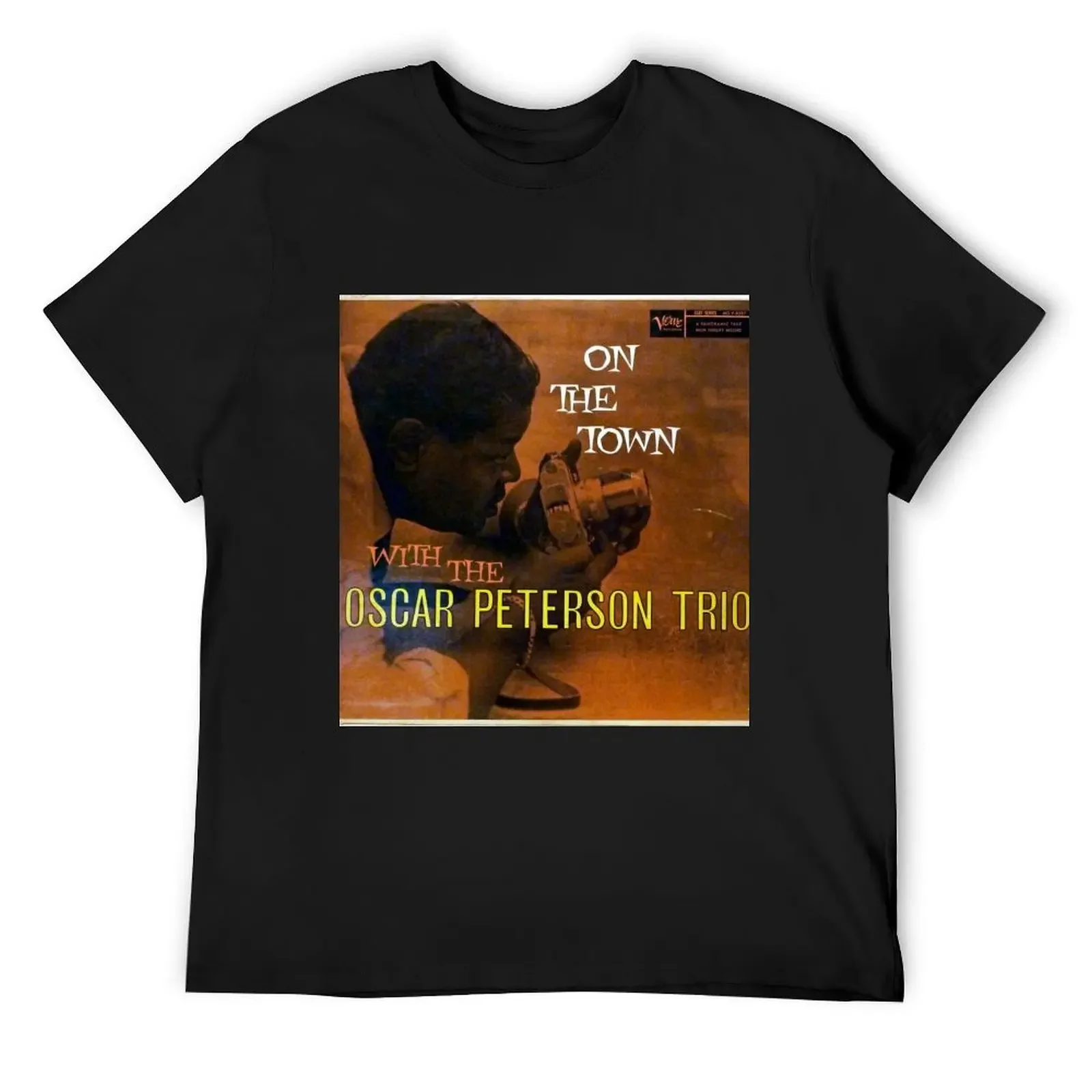 

The Oscar Peterson Trio, On The Town With The Oscar Peterson Trio 1958 Hard Bop T-Shirt customizeds plain men tshirt