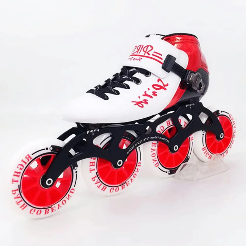 2019 Spirit Speed Inline Skates Carbon Fiber Professional Competition Skates Racing Skating Patines Similar Powerslide F070