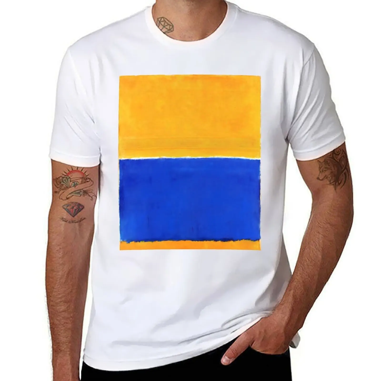 

Mark Rothko T-Shirt black cotton t-shirt plain for man package man t shirts for men casual T-Shirt
