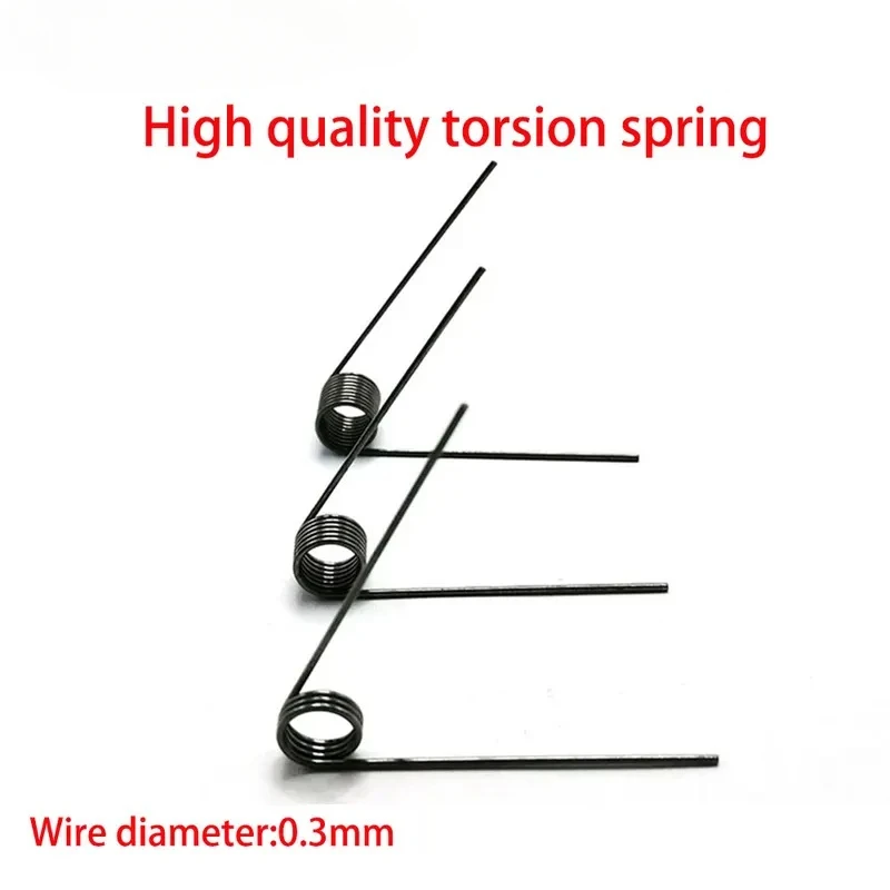 V-Spring, 0.3 Wire Diameter Torsion Small Torsion Spring, Hairpin Spring, 180/120/90/60 Degree Torsion Torsion Spring,  10pcs