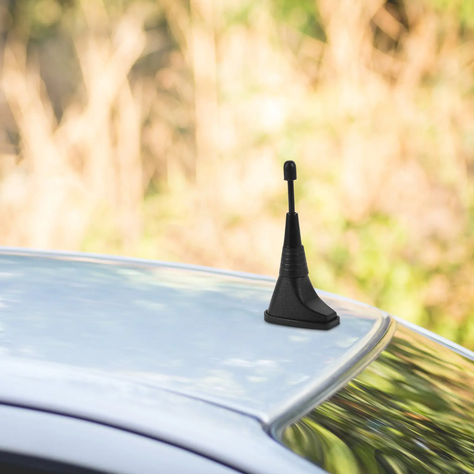 Universal Fit Car Antenna Decorative Modern Aesthetic Easy Install No Drilling Stable Signal Reception Car Audio Navigation