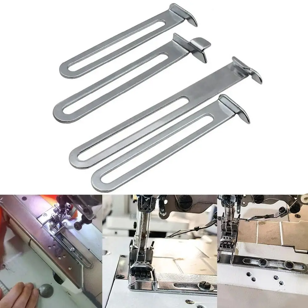 Metal Sewing Machine Foot Multi-function Seam Guide Rolled Hem Feet Three Needle Five Wire Sewing Machine Accessories