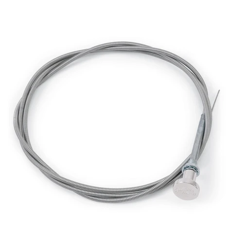 Imagen 2 del producto Carburador Universal cromado de 6 pies, Cable de estrangulador, accesorio para varilla de rata caliente Holley Edelbrock