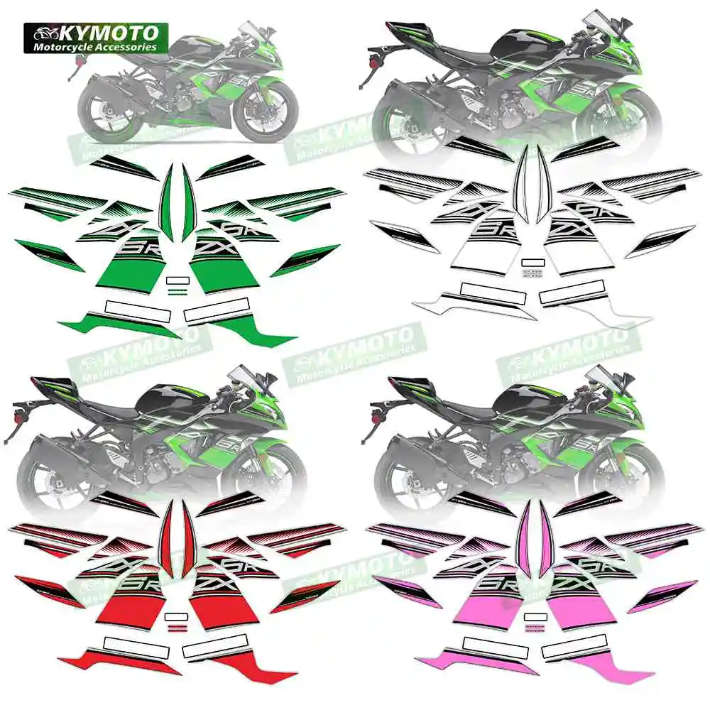 For ZX-6R ZX6R 636 2013 2014 2015 2016 2017 2018 motorcycle accessories fairing reflective stickers full vehicle kit decoration