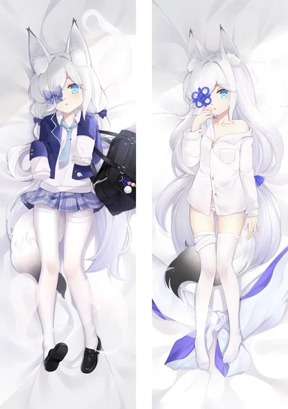 60x180cm Japanese Anime Azur Lane IJN Yamashiro Shirayuki U-110 Dakimakura Body Pillow Case Hugging Pillowcase Gift