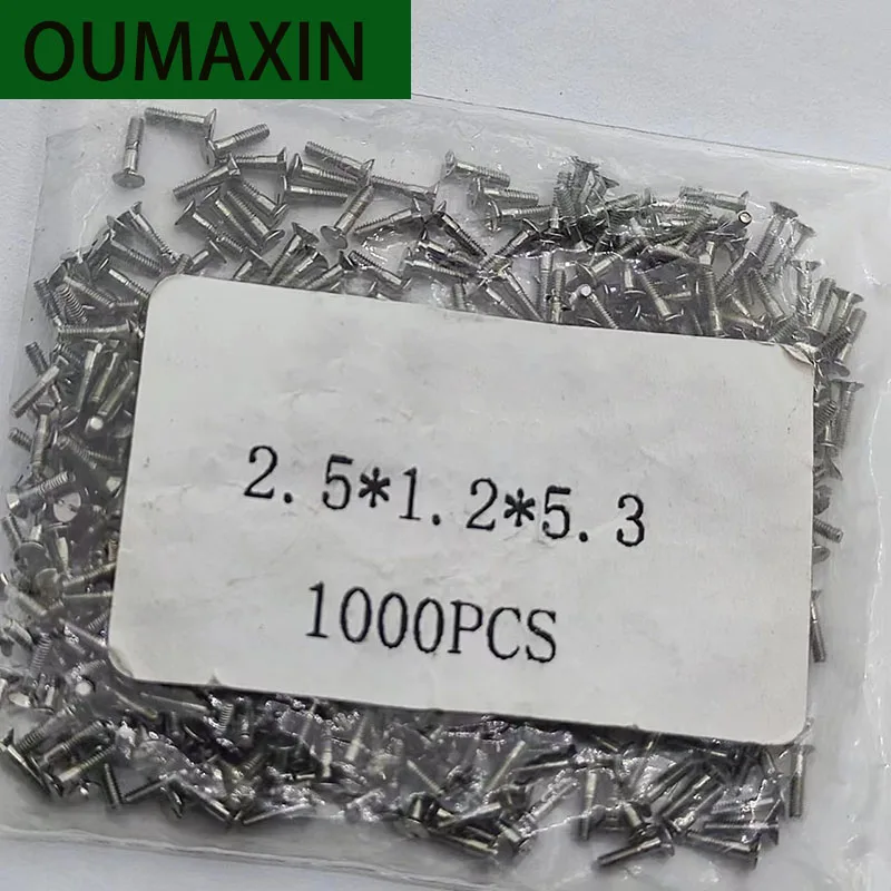 Watch Accessories, Watch Screws, Suitable for Hublot Watch Strap, Front Cover, Buckle, Screw Watch Accessories