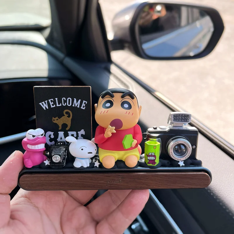 

Новый мультяшный карандаш Шин шанс временный номерной знак парковки Kawaii портативный автомобиль движущийся номерной знак украшения центральной консоли автомобиля