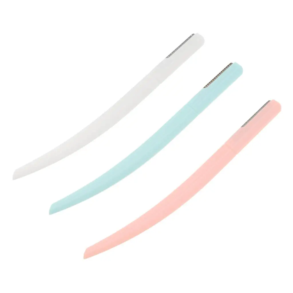 3 pezzi donna sopracciglio Shaper rasoio lama coltello sopracciglia modellante strumento di bellezza