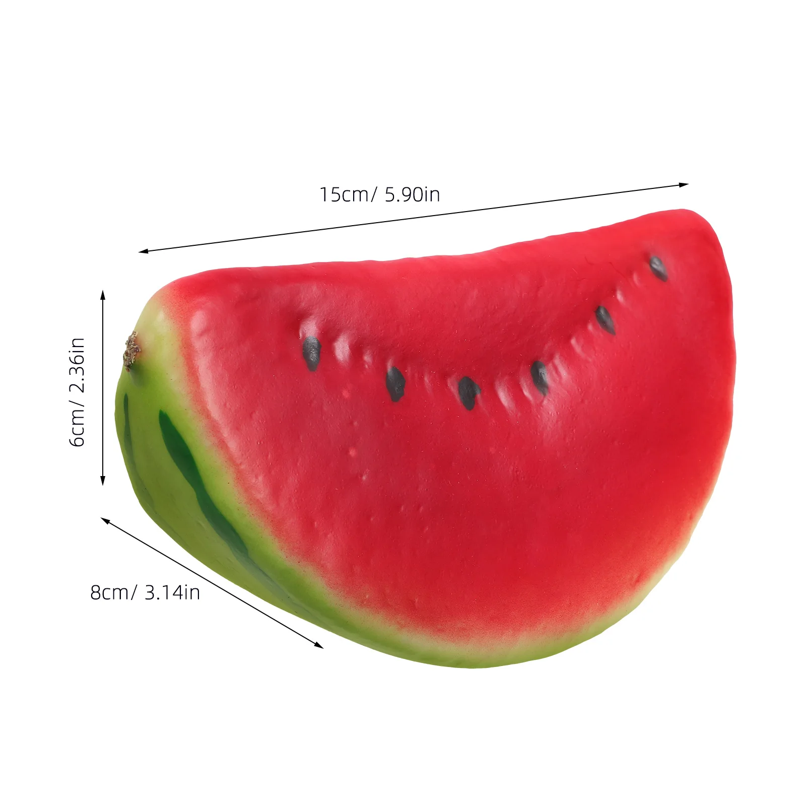 4pcs Simulated Watermelon Artificial Model Prop Showpiece Prop Fake Watermelon Slice Decoration Artificial Artificial