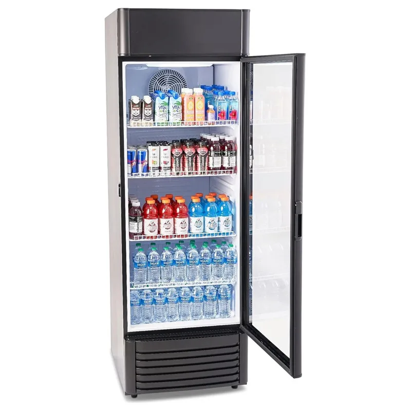 Commercial Supermarket Fridge Beer Beverage Display Cabinet Refrigerated Vertical Glass Door Chiller Beverage Refrigerator