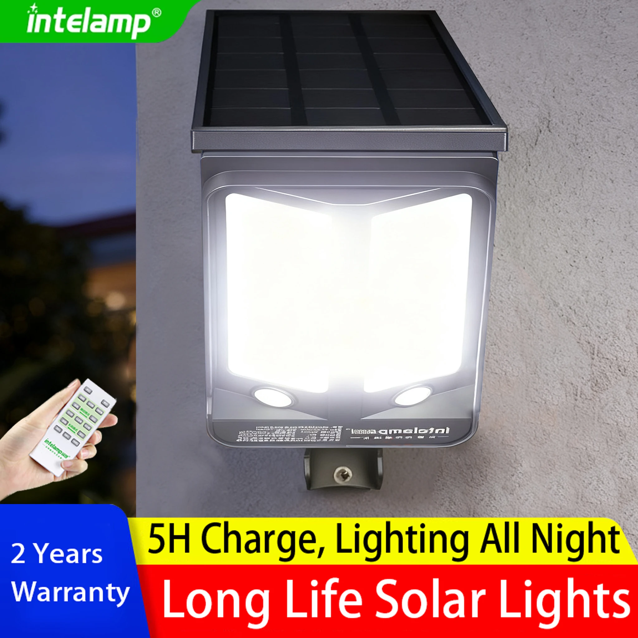 高出力ledソーラーガーデンライト-屋外防水ip65人感センサー付きスポットライト-緊急用壁面照明-庭園・建物用