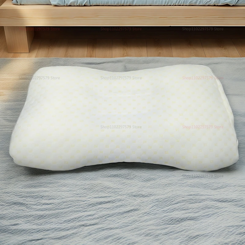 وسادة رقبة لتقويم العظام من عنق الرحم لنوم أفضل ودعم الرقبة من ألياف الصويا وسادة تدليك سبا للاسترخاء في السفر المنزلي