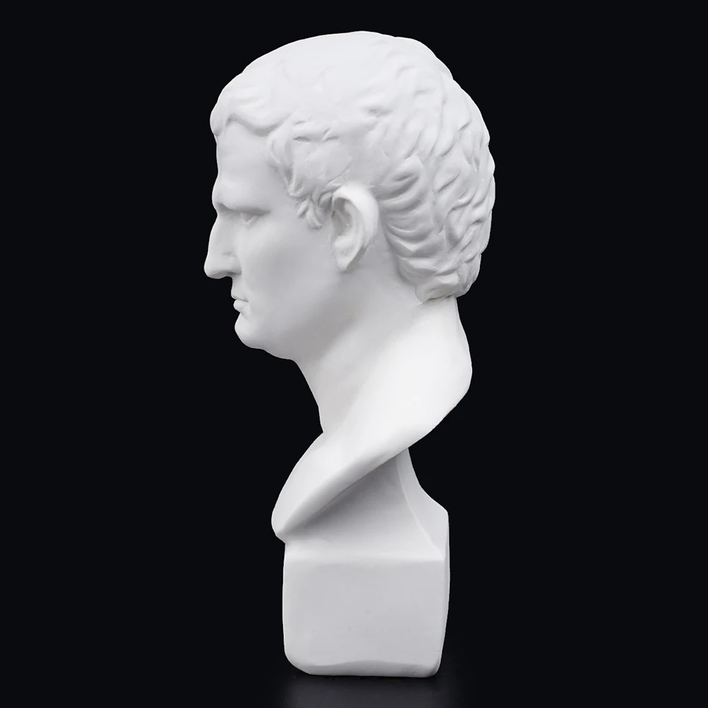 

Small Resin Bust Sculpture Classic Resin Portrait for Desktop Table Decoration Bust Statue Tabletop Adornment Photo Prop