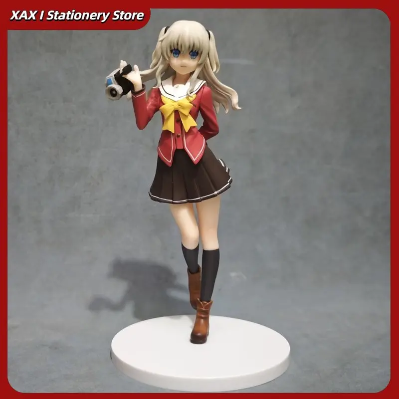 

Charlotte Anime Yuu Otosaka Figure - Nao School Uniform Poseable Pvc Statue, Collectible Model With Display Base Gift