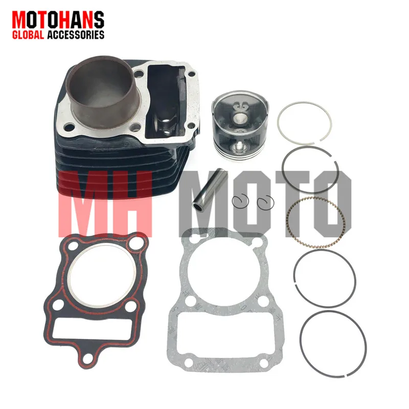 CG125 56.5MM 156FMI 125CC CYLINDER KIT 13/15MM PISTON PIN ATV DIRT BIKE LONCIN LIFAN ZONGSHEN NKD125 FT125 DT125 FORZA125