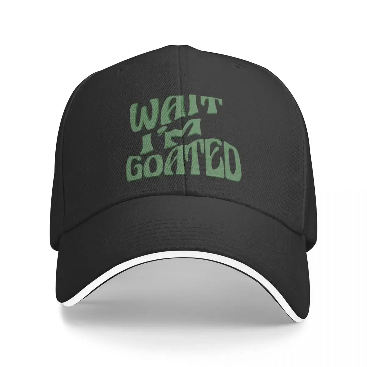 Unisex Wait I'm Goated Meme Hat Sport Baseball Cap Polyester Dad Hat Trucker Worker Cap Adjustable Fishing Hat Summer