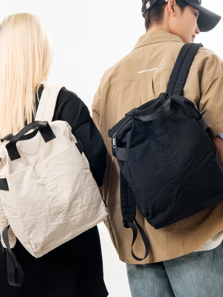 

Faionable Casual Hiking Bapa 2025 New Sle Soft Handle Commuter Sle Lightweight Waterproof Youth ex Bapa