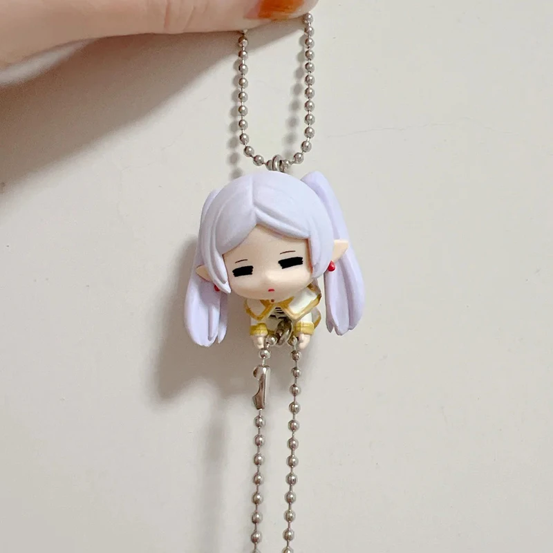 Figuras de acción colgantes COS Anime Sousou no Frieren Frieren Fern Stark muñeca juguete adorno colgante bolsa para niños accesorios regalo