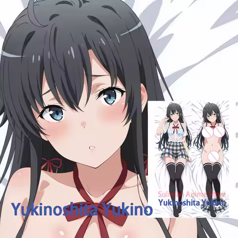 Dakimakura Anime Body Pillow Cover for Yukinoshita Yukino Double-Sided Hugging Pillow Case